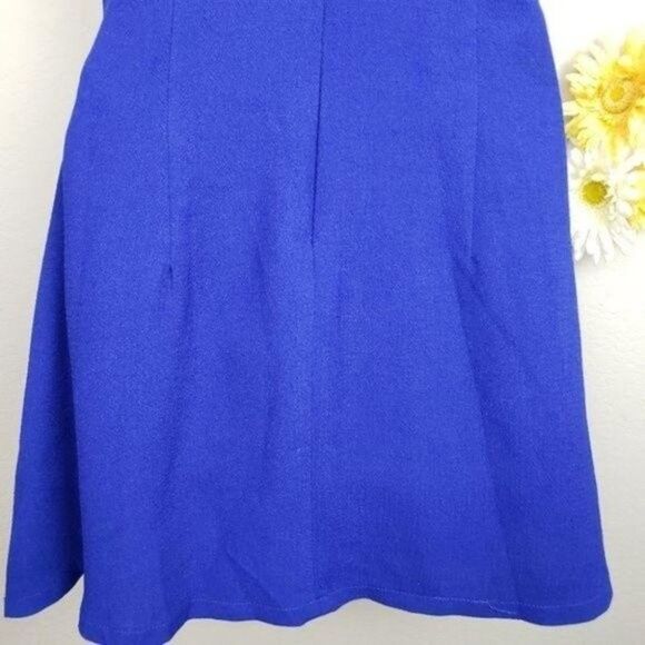 Akira Chicago royal blue halter mini dress size medium - Picture 11 of 14